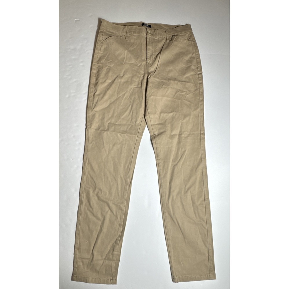 Chaps Tan Khaki Chino Pants Straight Leg‎ Stretch Twill Size 8 31x28